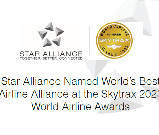 Star Alliance Named World’s Best Airline Alliance at the Skytrax 2023 World Airline Awards