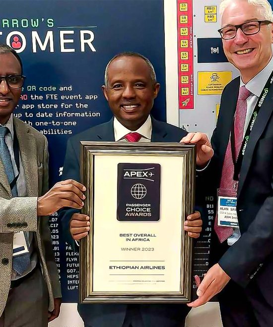 Ethiopian Airlines Wins Best Overall in Africa Award at the 2023 APEX Passenger Choice AwardsEthiopian Airlines