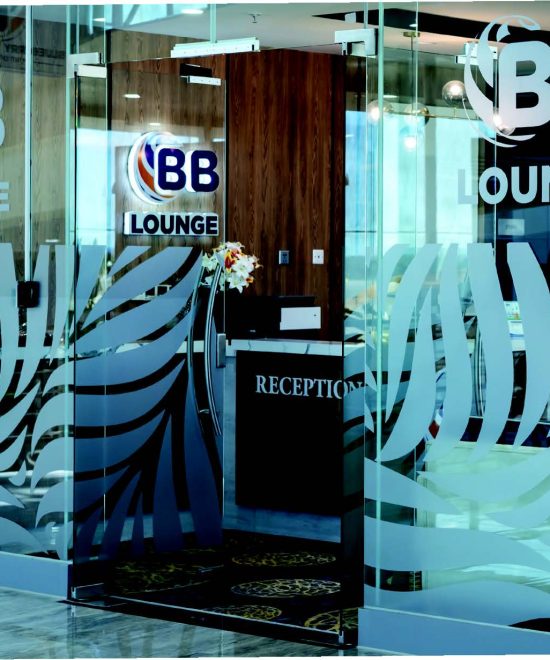 Blueberry Lounge: The ultimate dining experience at RGM International Airport.