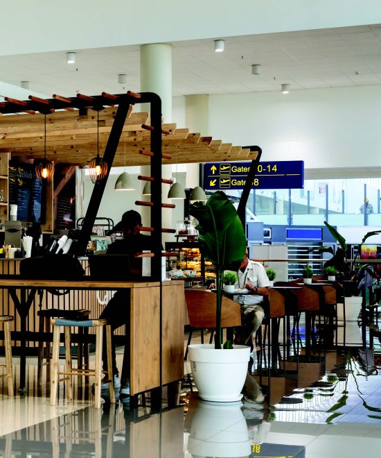 CAFÉ NUSH – CAFE NUSH TAKES LANDS AT RGMI AIRPORT