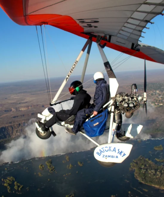 Soar Above Majestic Victoria Falls By Microlight